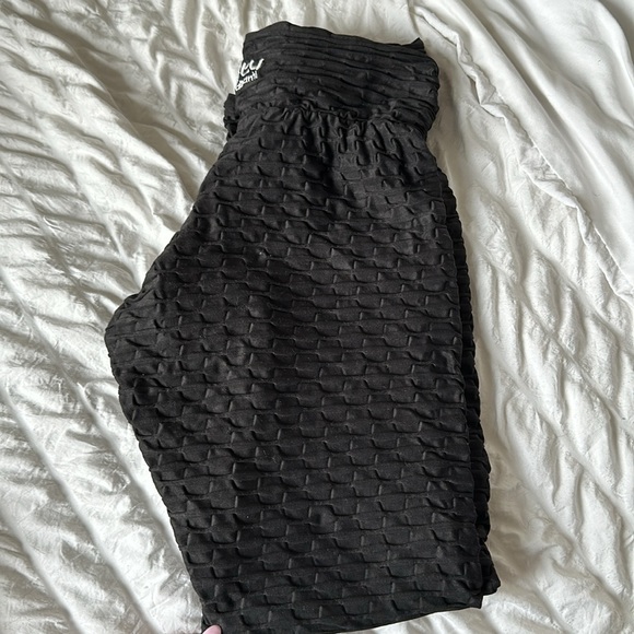 Booty By Brabants CROCO SKIN LEGGINGS BLACK - Picture 7 of 7